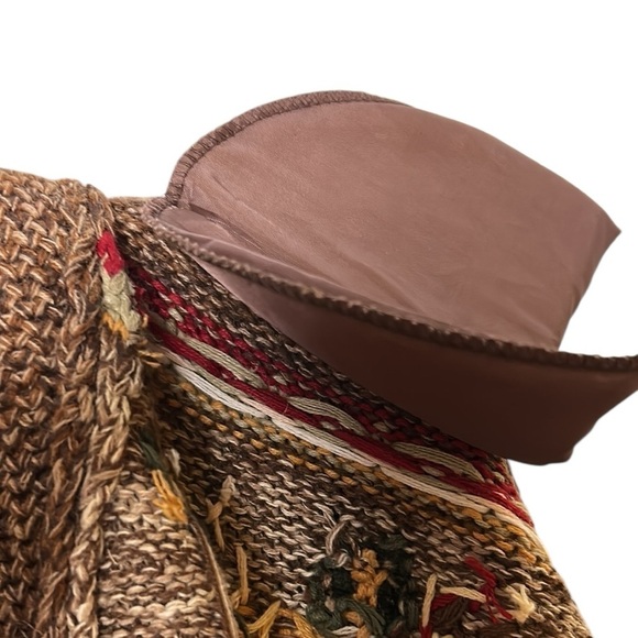 RARE Simpatico vtg 1990 knitted cardigan
Sweater oversize,embroidered rosette,3D - Picture 14 of 16